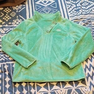 The North Face Women's Sea Foam Green Pullover Fleece
